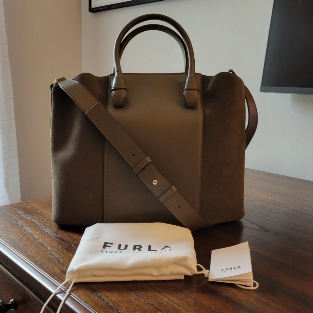 NEW Furla Miastella bag with gold plating